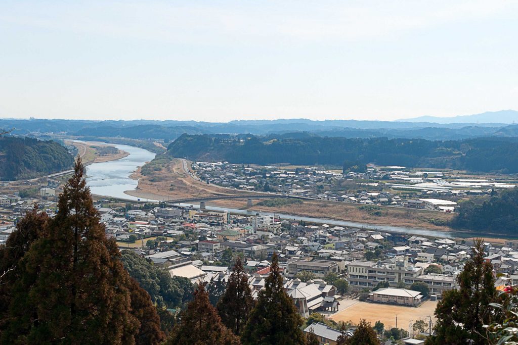 宮崎大淀川を見おろしたイメージ