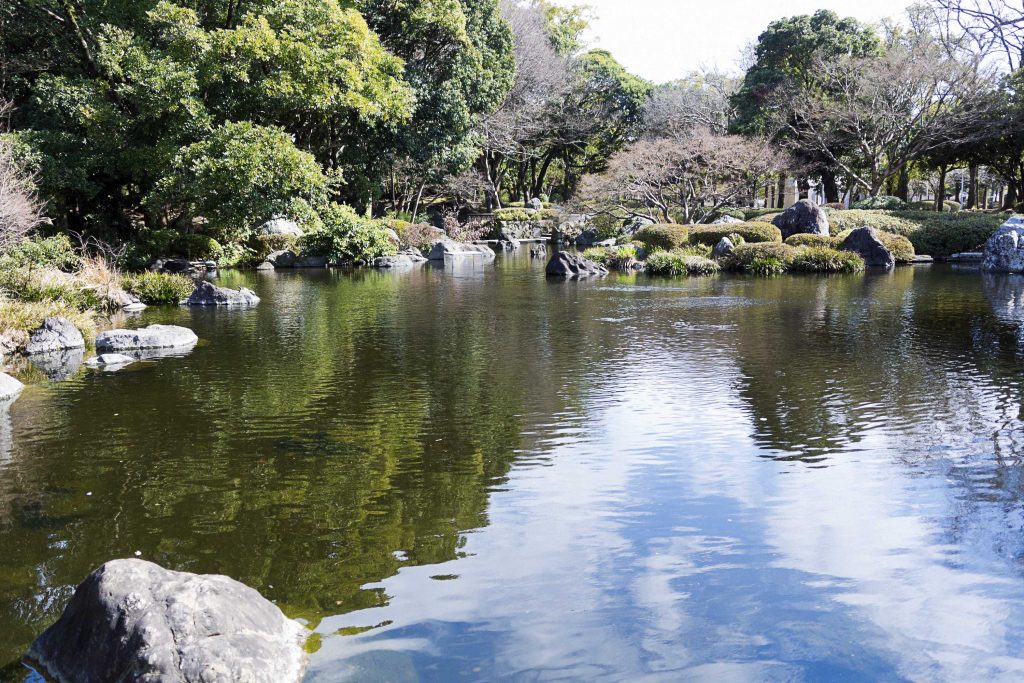 宮崎市中央公園（文化の森）の池のイメージ