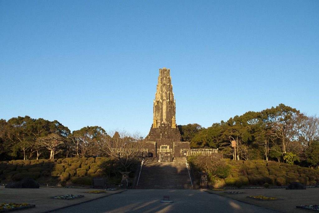 宮崎県立平和台公園の平和の塔のイメージ